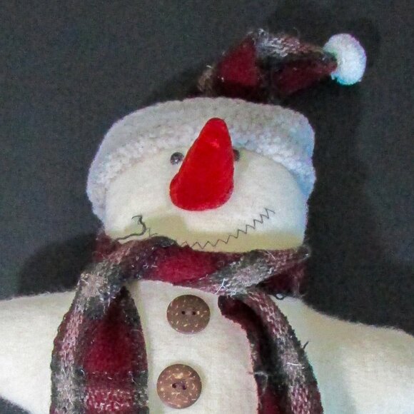 Plush Cristmas Snowman with Music Box playing Frosty the Snowman - Picture 2 of 3